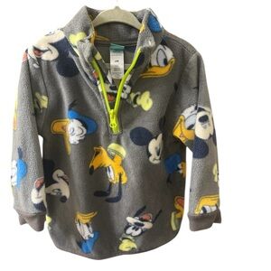 Disney Baby Boys Fleece Pullover Mickey Goofy Donald Size 24 months